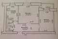 2 room apartment 52 m² Mazyr, Belarus