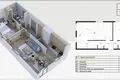 Apartamento 1 habitacion 31 m² Budva, Montenegro