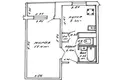 1 room apartment 34 m² Minsk, Belarus