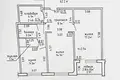 Appartement 2 chambres 62 m² Chaciezyna, Bélarus