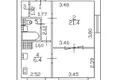 1 room apartment 36 m² Saint Petersburg, Russia