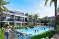 Wohnkomplex Resort residential complex with communal swimming pool, in the actively developing area of Belek, Antalya, Turkey