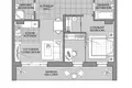 3 room apartment 60 m² Minsk, Belarus