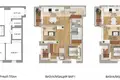 4 room apartment 62 m² Minsk, Belarus