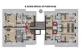 Квартира 1 комната 48 м² Алания, Турция