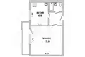 Wohnung 1 zimmer 28 m² Brest, Belarus