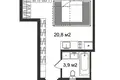 Studio 25 m² Sankt Petersburg, Russland