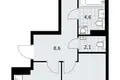 Квартира 2 комнаты 55 м² район Троицк, Россия