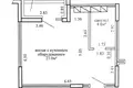 Wohnung 1 zimmer 32 m² Minsk, Belarus