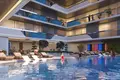 Wohnkomplex New complex of apartments with private swimming pools Samana Parkville with rich infrastructure, Dubailand Residence Complex, Dubai, UAE