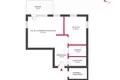 Appartement 2 chambres 43 m² Varsovie, Pologne