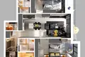 Apartamento 2 habitaciones 87 m² Kaliningrado, Rusia