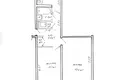 Квартира 2 комнаты 44 м² Минск, Беларусь