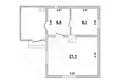Casa 45 m² Matykalski sielski Saviet, Belarús