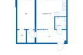 Квартира 2 комнаты 45 м² Хамина, Финляндия