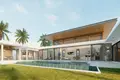 Kompleks mieszkalny New complex of villas with swimming pools just 100 m from Bang Po Beach, Maenam, Samui, Thailand