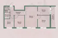 Wohnung 4 zimmer 59 m² Minsk, Belarus