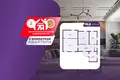Wohnung 3 zimmer 71 m² Baryssau, Belarus