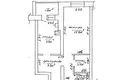 Wohnung 1 zimmer 42 m² Smaljawitschy, Belarus