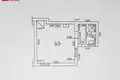 Appartement 1 chambre 32 m² Kaunas, Lituanie