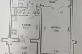 Mieszkanie 1 pokój 43 m² Mińsk, Białoruś