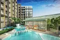 Kompleks mieszkalny New residence with a swimming pool, a garden and a co-working area close to Jomtien Beach, Pattaya, Thailand