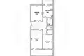 3 room apartment 68 m² Brest, Belarus