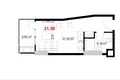 Studio 1 zimmer 31 m² Batumi, Georgien