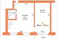 Apartamento 2 habitaciones 41 m² Minsk, Bielorrusia