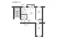 Apartamento 3 habitaciones 57 m² Baránavichi, Belarús