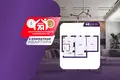 Wohnung 2 zimmer 40 m² Minsk, Belarus