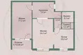 Apartamento 2 habitaciones 59 m² Kopisca, Bielorrusia