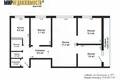 4 room apartment 61 m² Minsk, Belarus