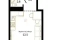 1 room apartment 21 m² Krasnodar, Russia