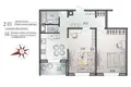 Квартира 2 комнаты 59 м² Могилёв, Беларусь