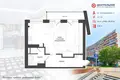 Appartement 1 chambre 53 m² Minsk, Bélarus