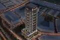 Kompleks mieszkalny New high-rise residence Q Gardens Aliya with swimming pools and a business lounge, JVC, Dubai, UAE