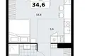 Apartamento 1 habitación 35 m² Kommunarka, Rusia