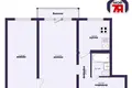 2 room apartment 45 m² Minsk, Belarus