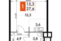 Отель 27 м² Москва, Россия