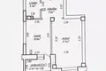 1 room apartment 42 m² Minsk, Belarus