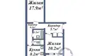 2 room apartment 55 m² Baranavichy, Belarus