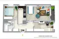 Квартира 3 комнаты 57 м² Варшава, Польша
