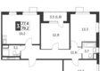 Квартира 3 комнаты 79 м² Москва, Россия
