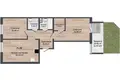 3 room apartment 75 m² Kalodziscanski sielski Saviet, Belarus