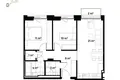 Apartamento 3 habitaciones 61 m² Riga, Letonia