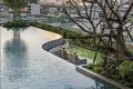 Residential complex High-rise residence with a swimming pool and lounge areas in a posh neighborhood of Bangkok, Thailand
