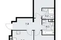 Mieszkanie 3 pokoi 62 m² Wnukowo, Rosja