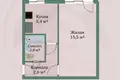 Apartamento 1 habitación 28 m² Minsk, Belarús