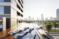 Kompleks mieszkalny New residence Jardin Astral with a swimming pool, a co-working area and lounge areas, Jumeirah Garden city, Dubai, UAE